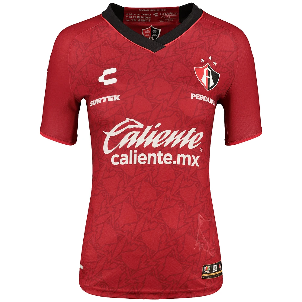 Women's Charly  Red Club Atlas 2023/24 Away Authentic Jersey