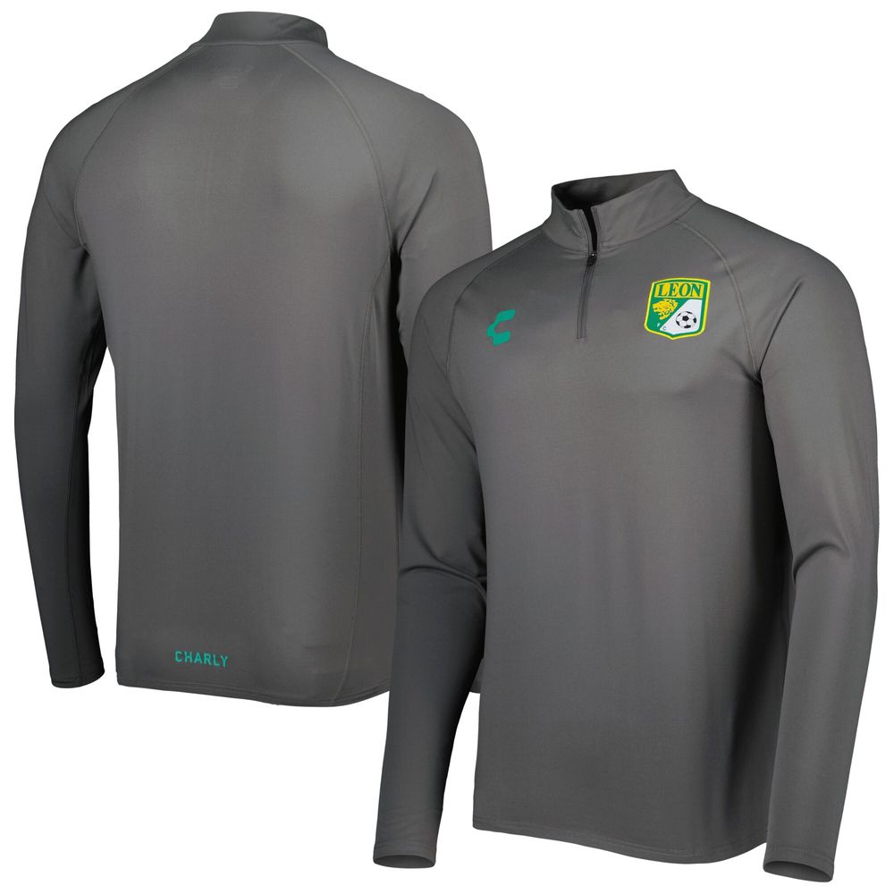 Men's Charly Gray Club Leon Team DRY FACTOR Raglan Quarter-Zip Top