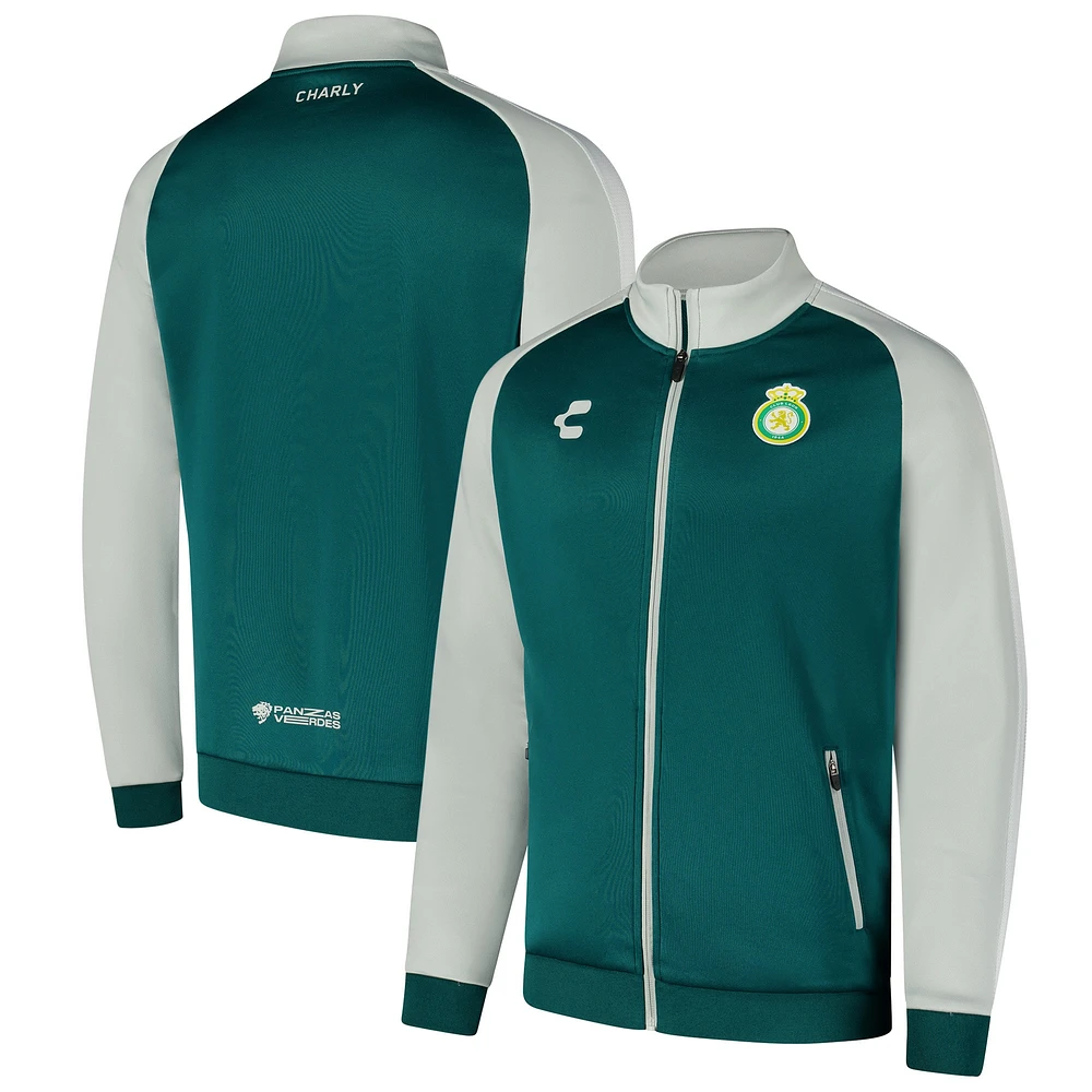 Veste zippée Charly Green Club Leon 2024/25 pour homme