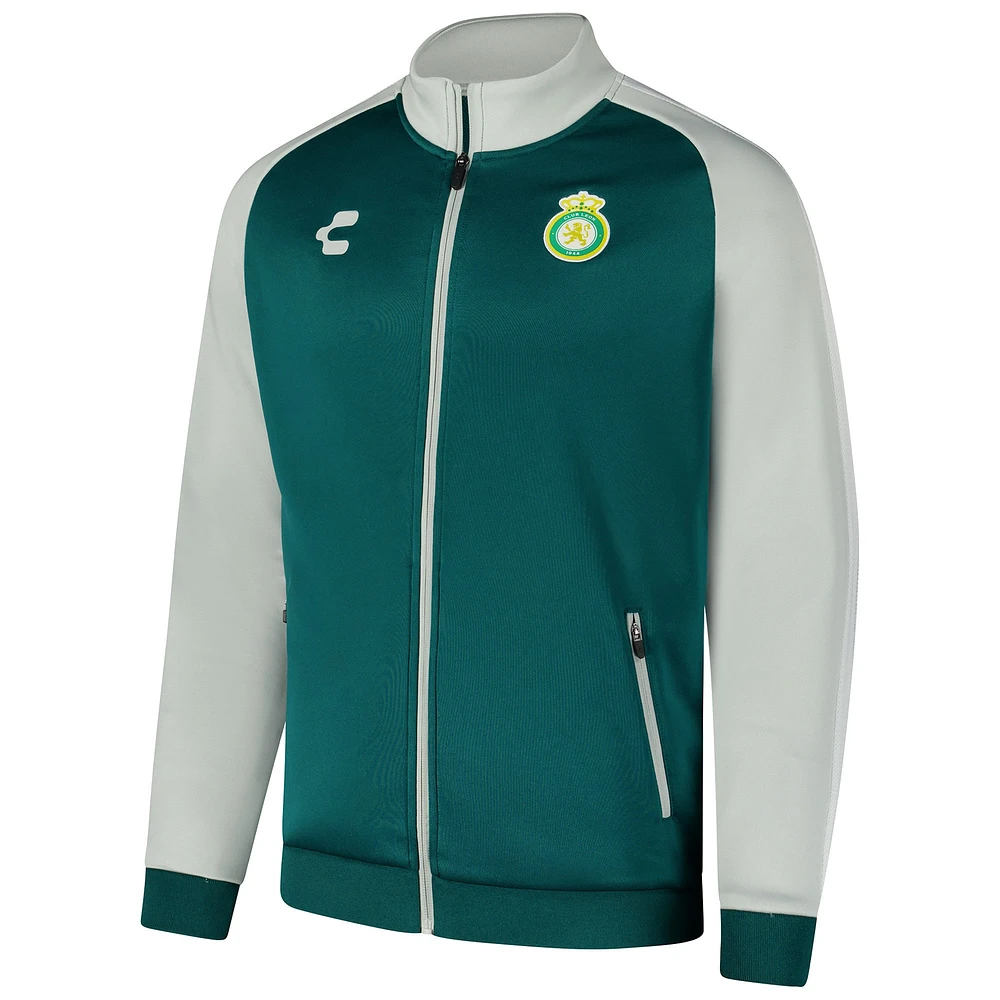 Veste zippée Charly Green Club Leon 2024/25 pour homme