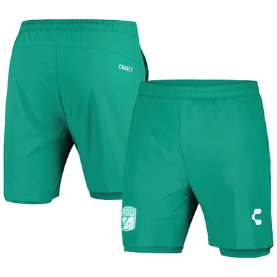 Short d'entraînement doublé Charly Green Club Leon DRY FACTOR 2023/24 Homme