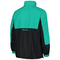 Veste d'extérieur à quart de zip Charly Green Club Leon pour hommes