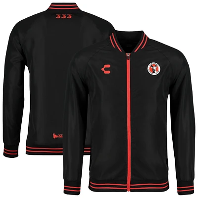 Blouson aviateur entièrement zippé Charly Black Club Tijuana 2024/25 pour homme