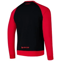 Men's Charly Black Club Tijuana Raglan Pullover Sweatshirt