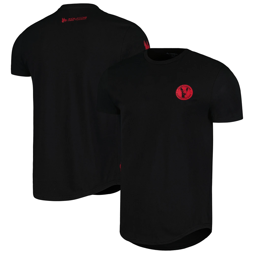 T-shirt Charly Black Club Tijuana pour hommes