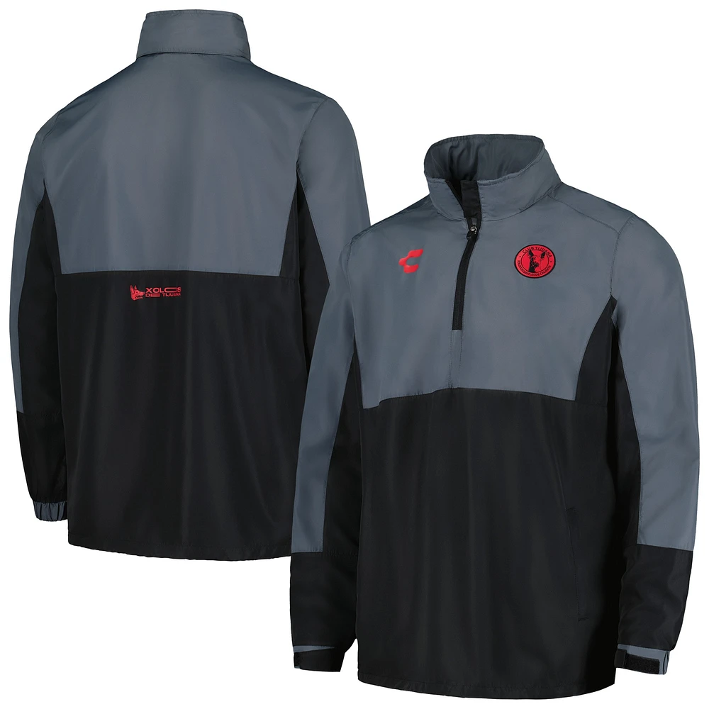 Men's Charly  Gray Club Tijuana Outdoor Quarter-Zip Jacket