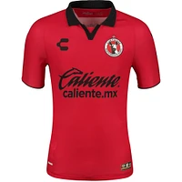 Men's Charly Red Club Tijuana / Home Authentic Jersey