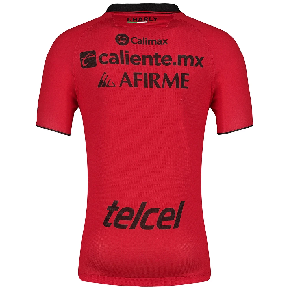 Men's Charly Red Club Tijuana / Home Authentic Jersey