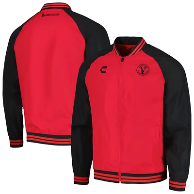 Blouson aviateur entièrement zippé Charly Red Club Tijuana pour hommes