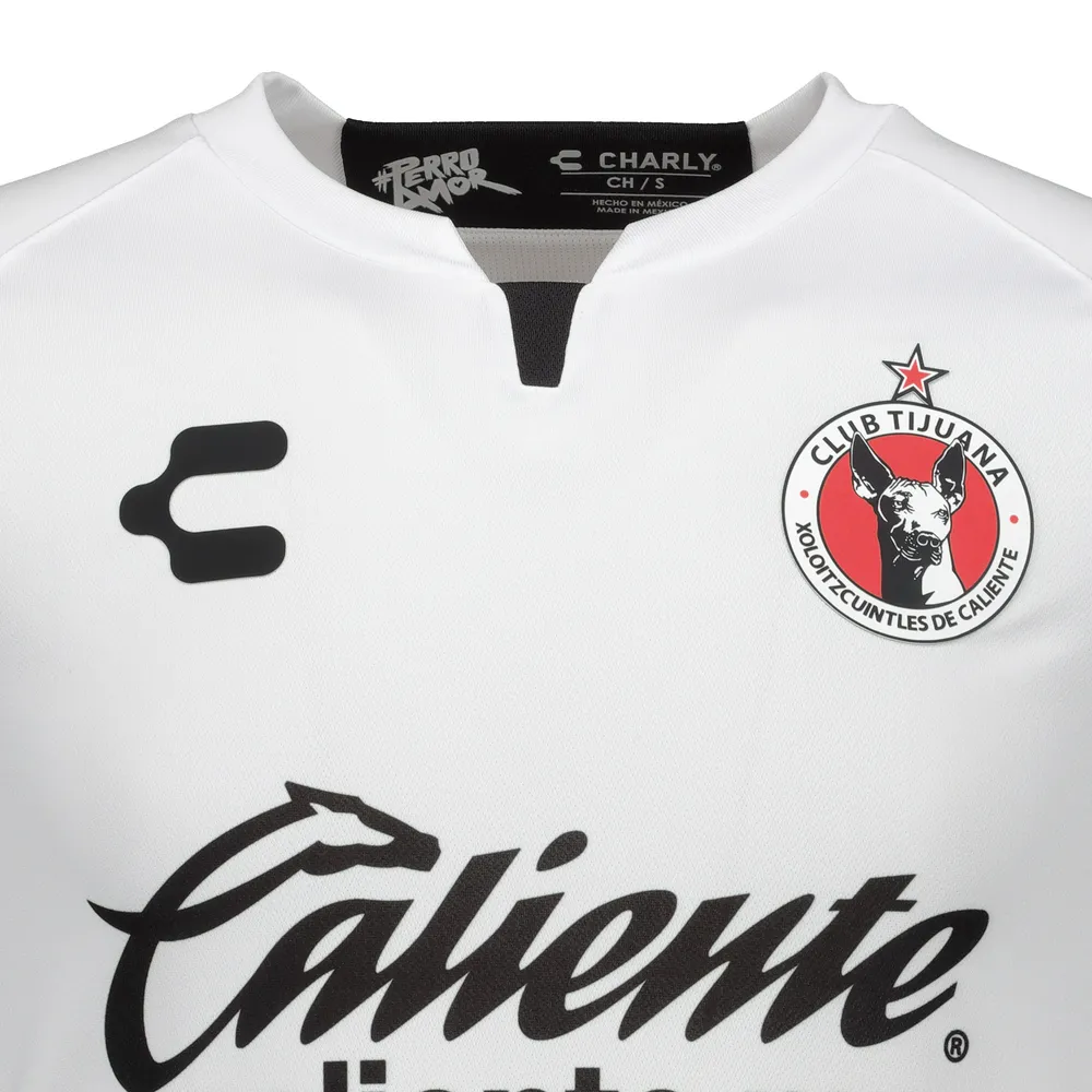 Maillot Homme Charly Blanc/Noir Club Tijuana Extérieur 2022/23 Authentique Vierge