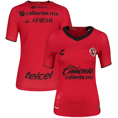 Women's Charly Red Club Tijuana / Home Authentic Jersey