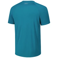 T-shirt technique Sideline Performance pour homme Under Armour Teal Coastal Carolina Chanticleers