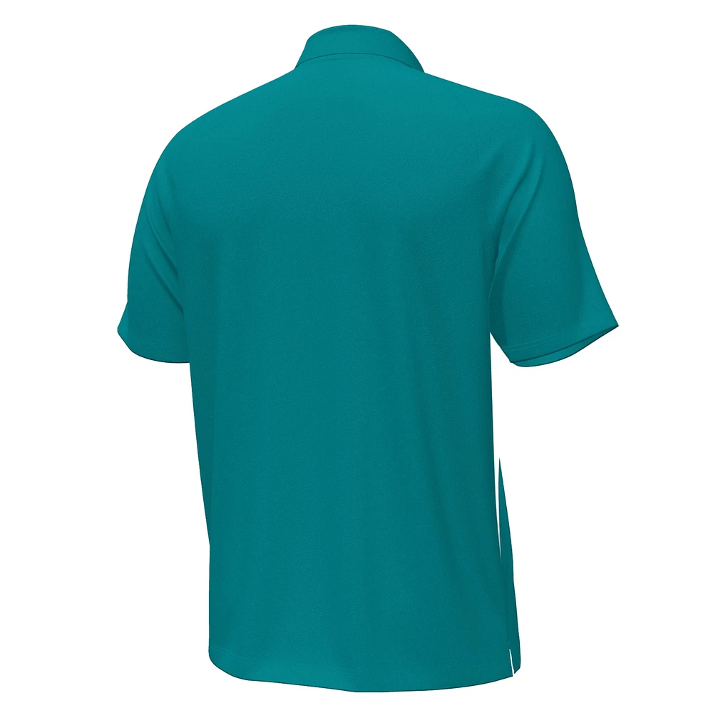 Polo Under Armour Teal Coastal Carolina Chanticleers Sideline Title Performance pour homme