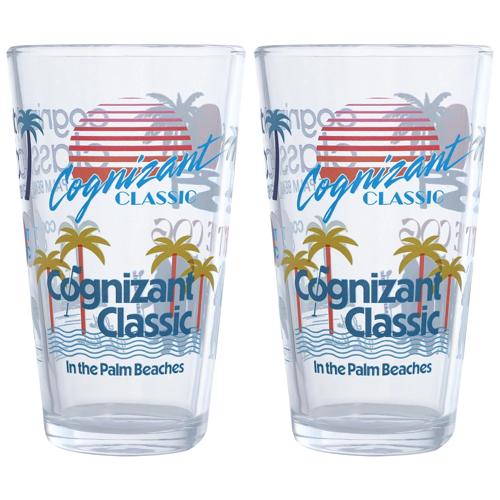 2025  Cognizant Classic Scatter Print 16oz. Pint Glass Two Pack