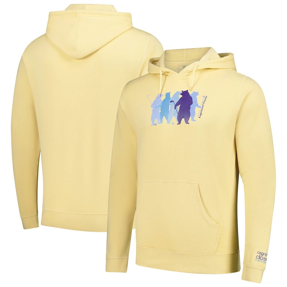 Sweat à capuche en polaire Seabrook Classic Ahead pour homme, jaune, Cognizant
