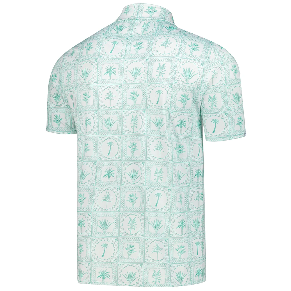 Men's Smith & Quinn  Green 2025 Cognizant Classic Mosaic Tile Smitty Polo