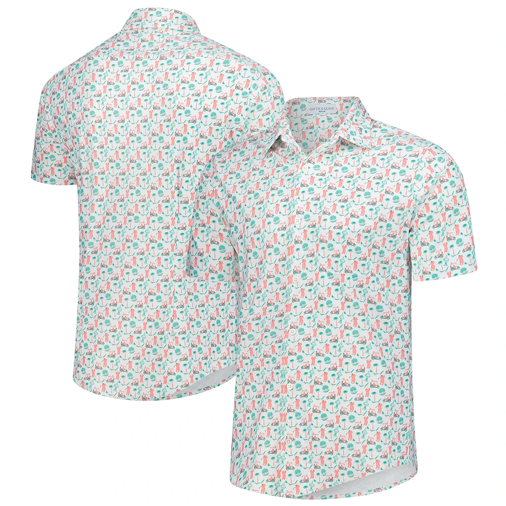 Men's Smith & Quinn  White 2025 Cognizant Classic Bear Trap Boatyard Button-Down Top