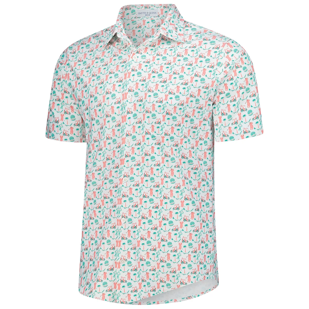 Men's Smith & Quinn  White 2025 Cognizant Classic Bear Trap Boatyard Button-Down Top
