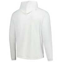 Men's Peter Millar White Cognizant Classic Pine Performance Pullover Hoodie