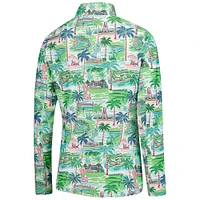 Women's Smith & Quinn  Green Cognizant Classic Signature Print Ava Quarter-Zip Pullover