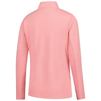 Women's Smith & Quinn  Pink Cognizant Classic Ava Quarter-Zip Pullover