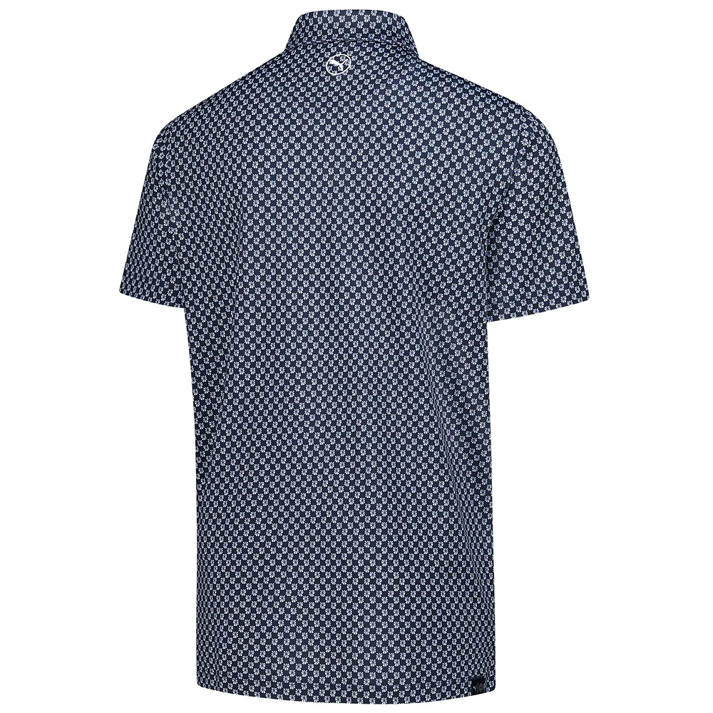 Polo Puma bleu marine Cognizant Classic MATTR Micro Floral pour jeunes