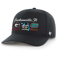 Casquette ajustable noire Florida Gators vs. Georgia Bulldogs 2024 Rivalry Hitch pour homme