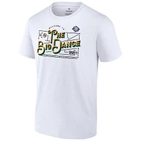 T-shirt blanc Fanatics pour hommes, tournoi de basket-ball NCAA 2022 March Madness Team Bracket