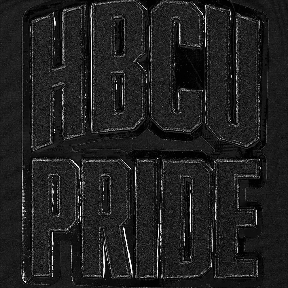 T-shirt Pro Standard noir HBCU triple pour hommes