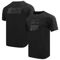 T-shirt Pro Standard noir HBCU triple pour hommes