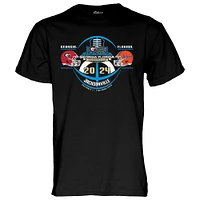 Unisex Blue 84 Black Florida Gators vs. Georgia Bulldogs 2024 Rivalry Matchup T-Shirt