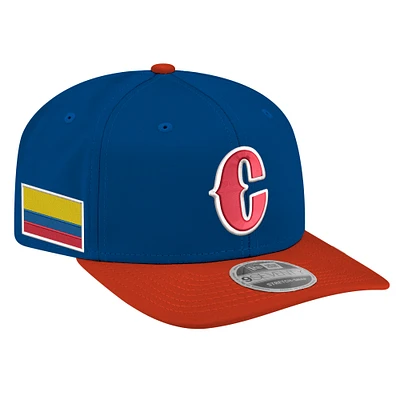 Men's New Era  Blue Colombia Baseball 2026 World Baseball Classic 9SEVENTY Stretch-Snap Hat