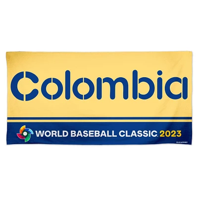 WinCraft Colombia Baseball 30'' x 60'' 2023 World Baseball Classic Spectra Beach Towel