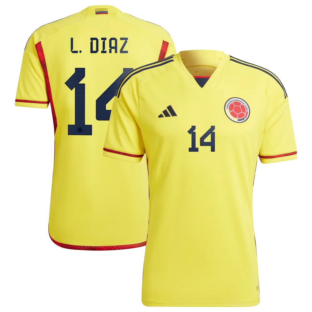 precio importante Samuel Lids Luis Diaz Colombia National Team adidas 2022/23 Home Replica Player  Jersey - Yellow | Green Tree Mall