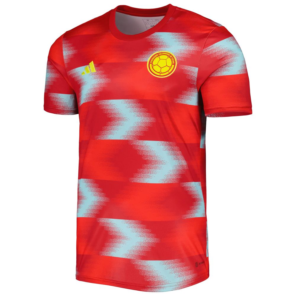 Men's adidas Red Colombia National Team 2022 Pre-Match Top