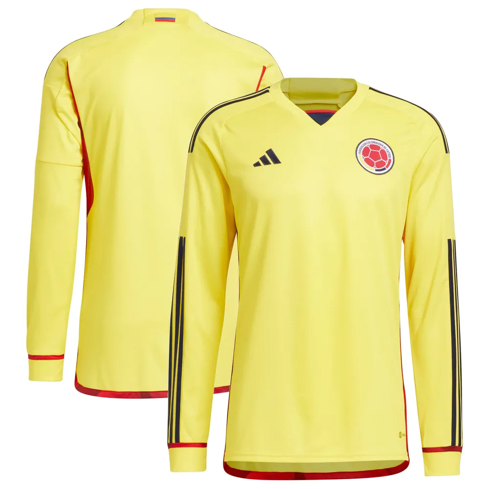 comerciante Pera Cantidad de Lids Colombia National Team adidas 2022/23 Home Replica Long Sleeve Blank  Jersey - Yellow | Green Tree Mall