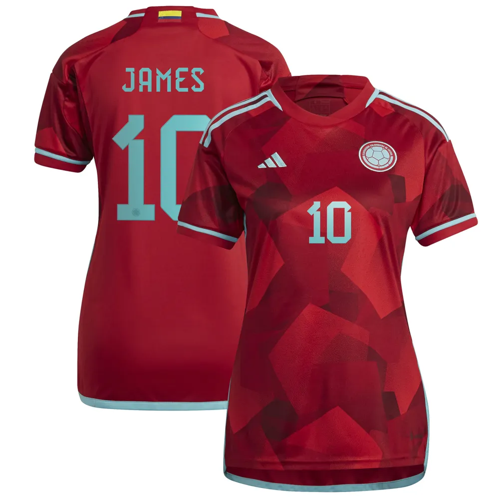 sector Renacimiento Invalidez Lids James Rodriguez Colombia National Team adidas Women's 2022/23 Away  Replica Player Jersey - Red | The Shops at Willow Bend