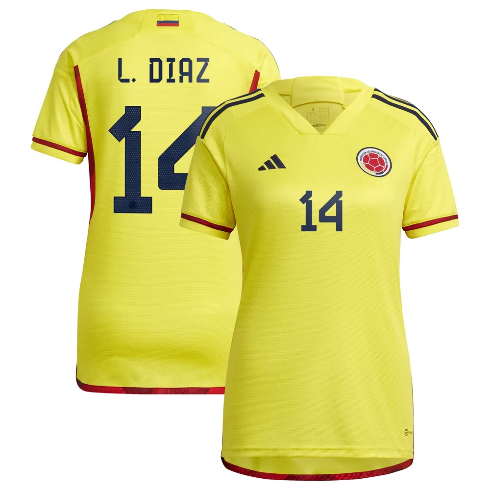 artillería Gobernador humor Lids Luis Diaz Colombia National Team adidas Women's 2022/23 Home Replica  Player Jersey - Yellow | Connecticut Post Mall
