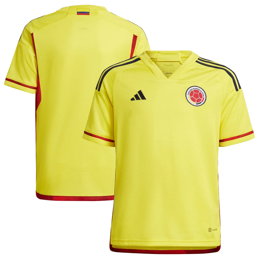 Lids Colombia National Team adidas 2022/23 Home Replica Jersey - Yellow | Brazos Mall