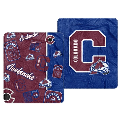  Colorado Avalanche 50" x 60" Dream Weave Throw Blanket