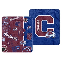  Colorado Avalanche 50" x 60" Dream Weave Throw Blanket