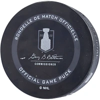 Andre Burakovsky Colorado Avalanche Autographed 2022 Stanley Cup Final Official Game Puck