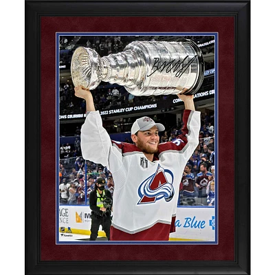 Andre Burakovsky Colorado Avalanche Autographed Framed 2022 Stanley Cup Champions 16" x 20" Raising Cup Photograph