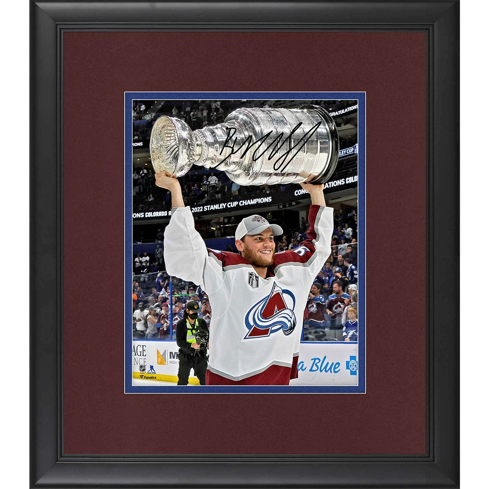 Andre Burakovsky Colorado Avalanche Autographed Framed 2022 Stanley Cup Champions 8" x 10" Raising Cup Photograph
