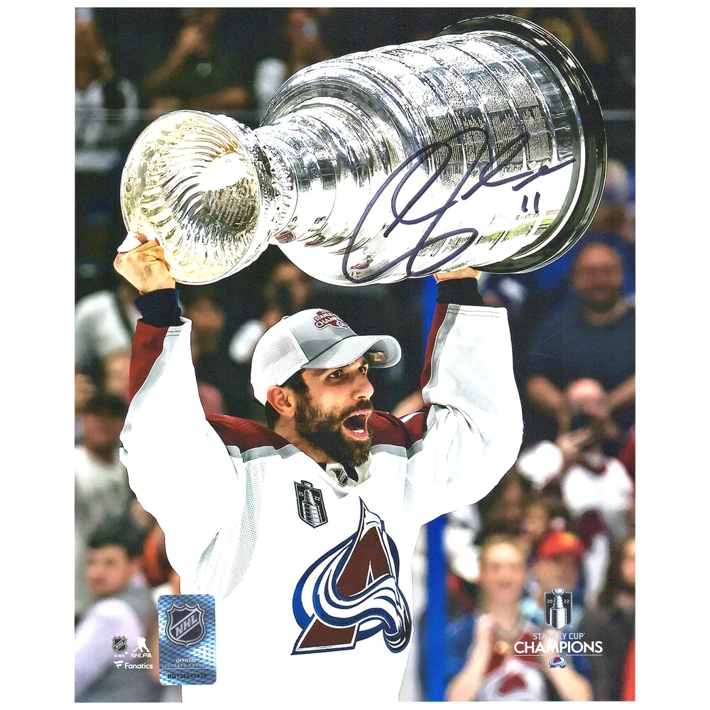 Colorado Avalanche Autographed 2022 Stanley Cup Champions Burgundy