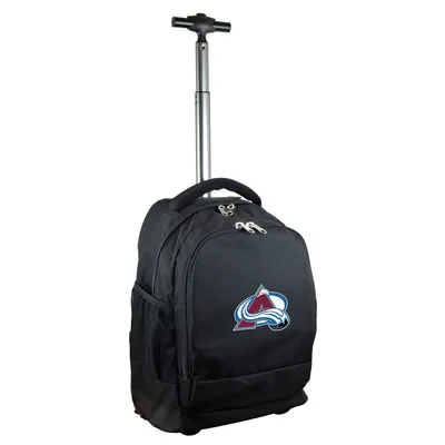 Colorado Avalanche 19'' Premium Wheeled Backpack - Black