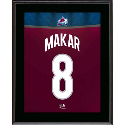 Plaque de joueur sublimée avec numéro de maillot de 10,5" x 13" de Cale Makar Colorado Avalanche