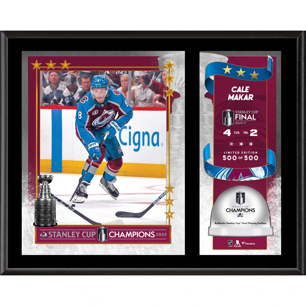 Lids Cale Makar Colorado Avalanche Youth Home 2022 Stanley Cup