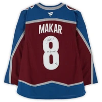 Cale Makar Colorado Avalanche Autographed Burgundy Fanatics Premium Jersey with "All Hail Cale!" Inscription - Limited Edition of 25