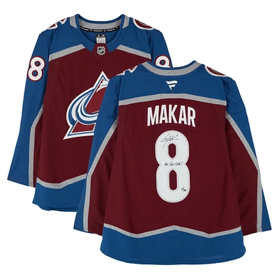 Cale Makar Colorado Avalanche Autographed Burgundy Fanatics Premium Jersey with "All Hail Cale!" Inscription - Limited Edition of 25